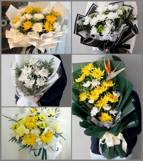 湖南永州祁阳县羊角塘镇白事花束代送